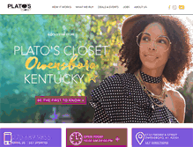 Tablet Screenshot of platosclosetowensboro.com